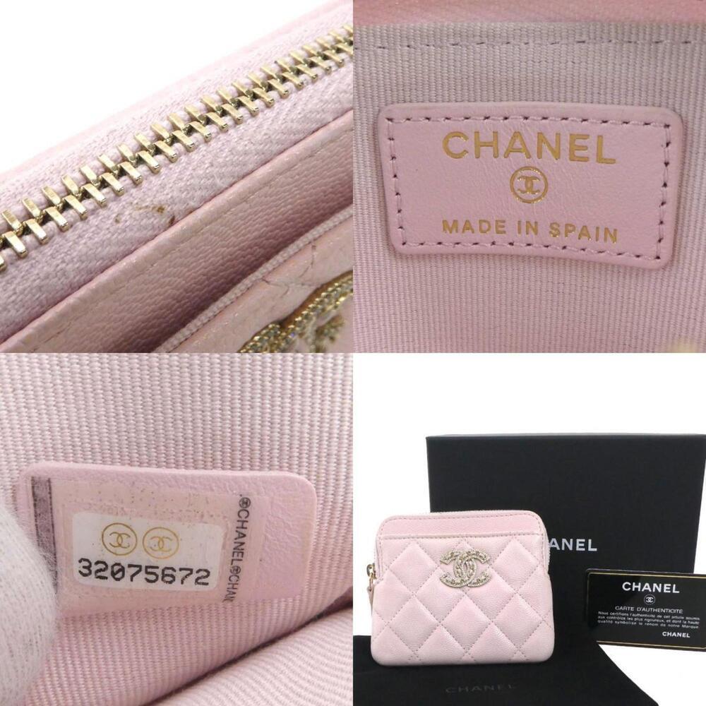 CHANEL Authentic Pink Caviar Leather Wallet - Picture 5 of 5